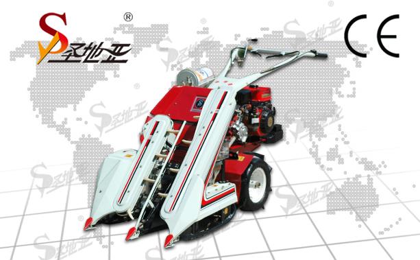Professional manufacturer batch production two rows rice wheat grass reaper binder machiney ce certifcate  in China