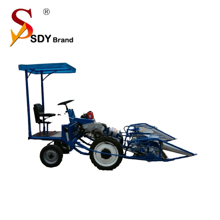 Four-wheel Reaper Binder Cutting Rice And Wheat In Dry Land Or Paddy Field Higher Efficiency